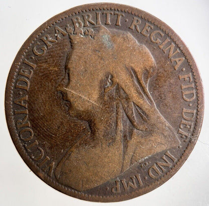 1901 Victoria One Penny Coin | Collectable Grade