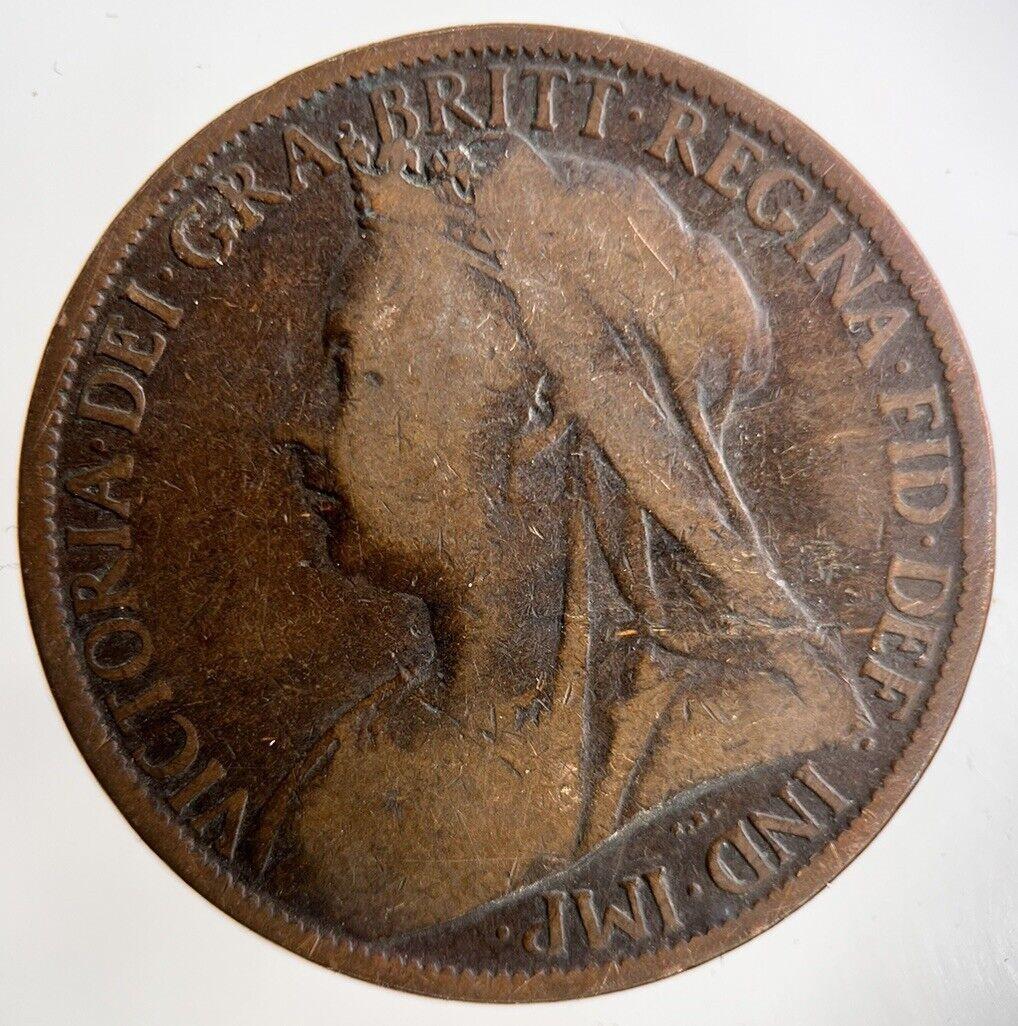 1901 Victoria One Penny Coin | Collectable Grade