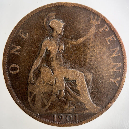 1901 Victoria One Penny Coin | Collectable Grade