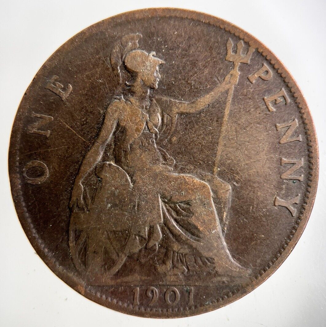 1901 Victoria One Penny Coin | Collectable Grade