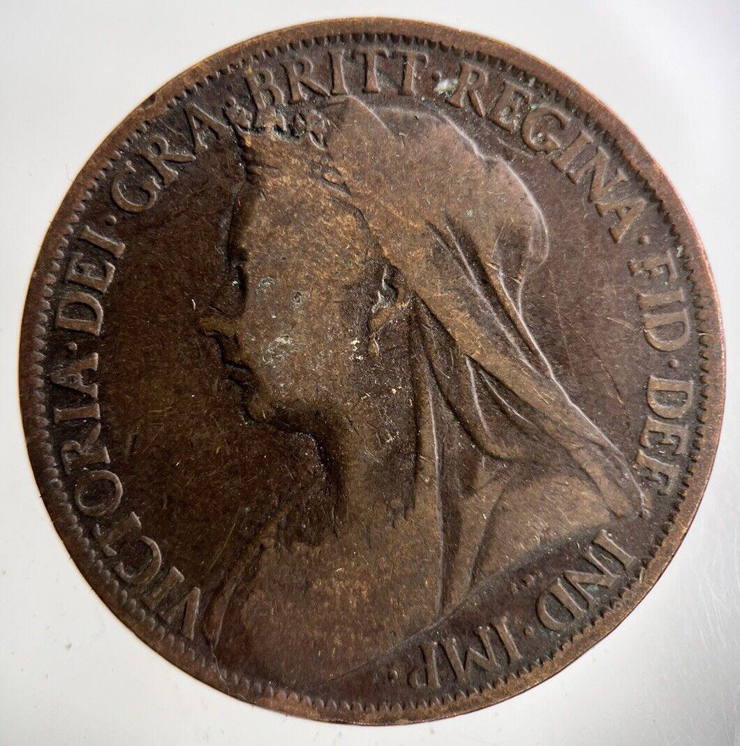 1901 Victoria One Penny Coin | Collectable Grade