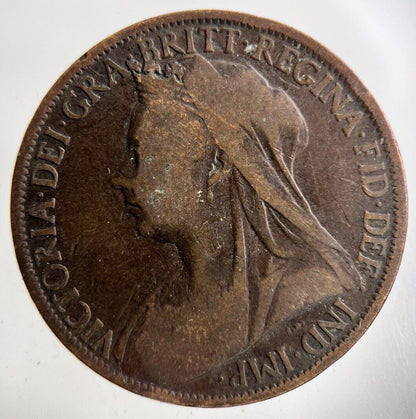 1901 Victoria One Penny Coin | Collectable Grade