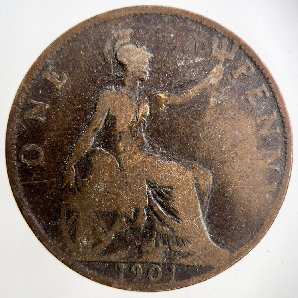 1901 Victoria One Penny Coin | Collectable Grade