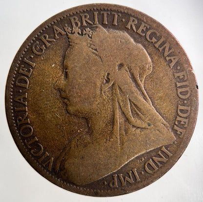 1901 Victoria One Penny Coin | Collectable Grade