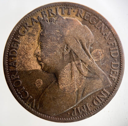 1901 Victoria One Penny Coin | Collectable Grade