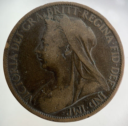 1901 Victoria One Penny Coin | Collectable Grade