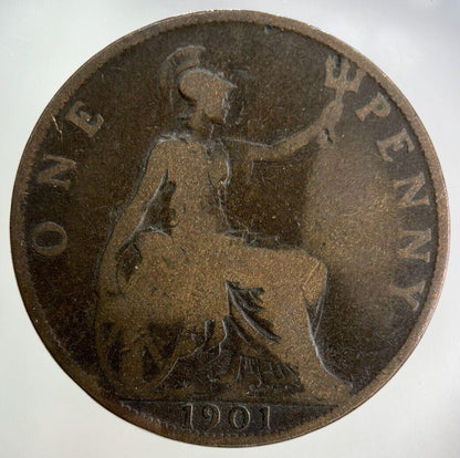 1901 Victoria One Penny Coin | Collectable Grade