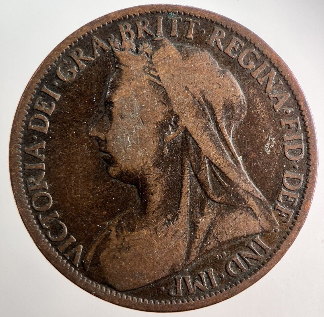 1901 Victoria One Penny Coin | Collectable Grade