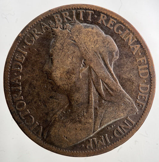 1901 Victoria One Penny Coin | Collectable Grade
