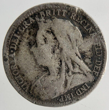 1901 Victoria Threepence Silver Coin | Collectable Grade