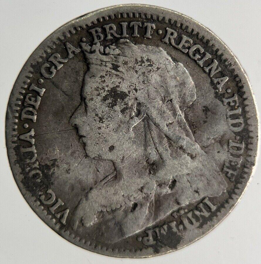 1901 Victoria Threepence Silver Coin | Collectable Grade