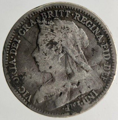 1901 Victoria Threepence Silver Coin | Collectable Grade