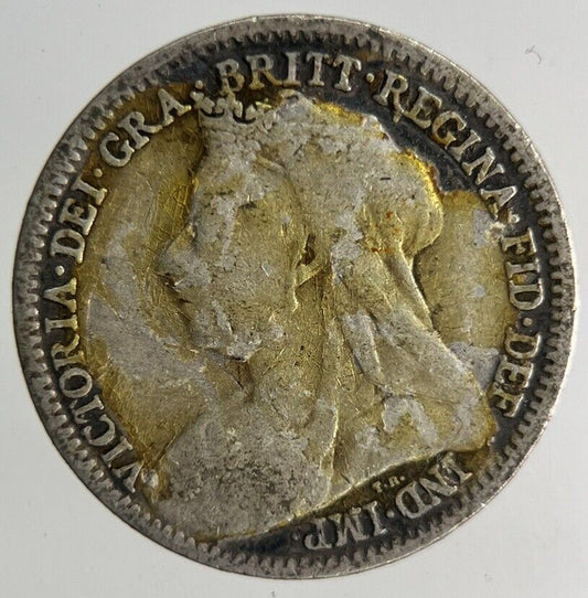 1901 Victoria Threepence Silver Coin | Collectable Grade