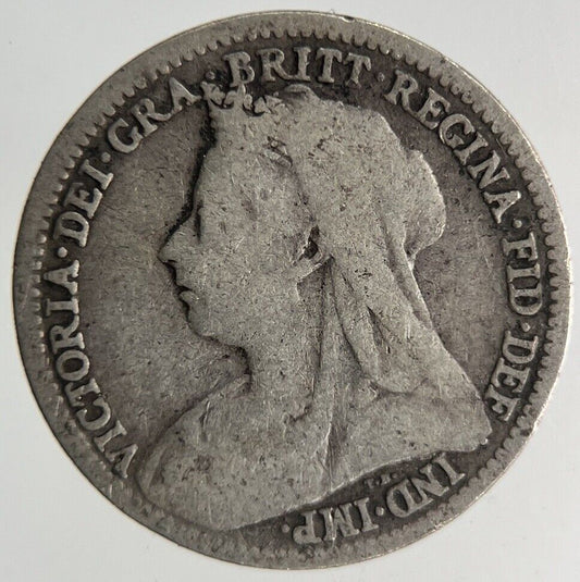 1901 Victoria Threepence Silver Coin | Collectable Grade
