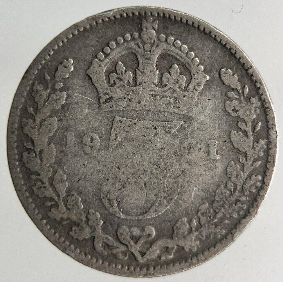 1901 Victoria Threepence Silver Coin | Collectable Grade