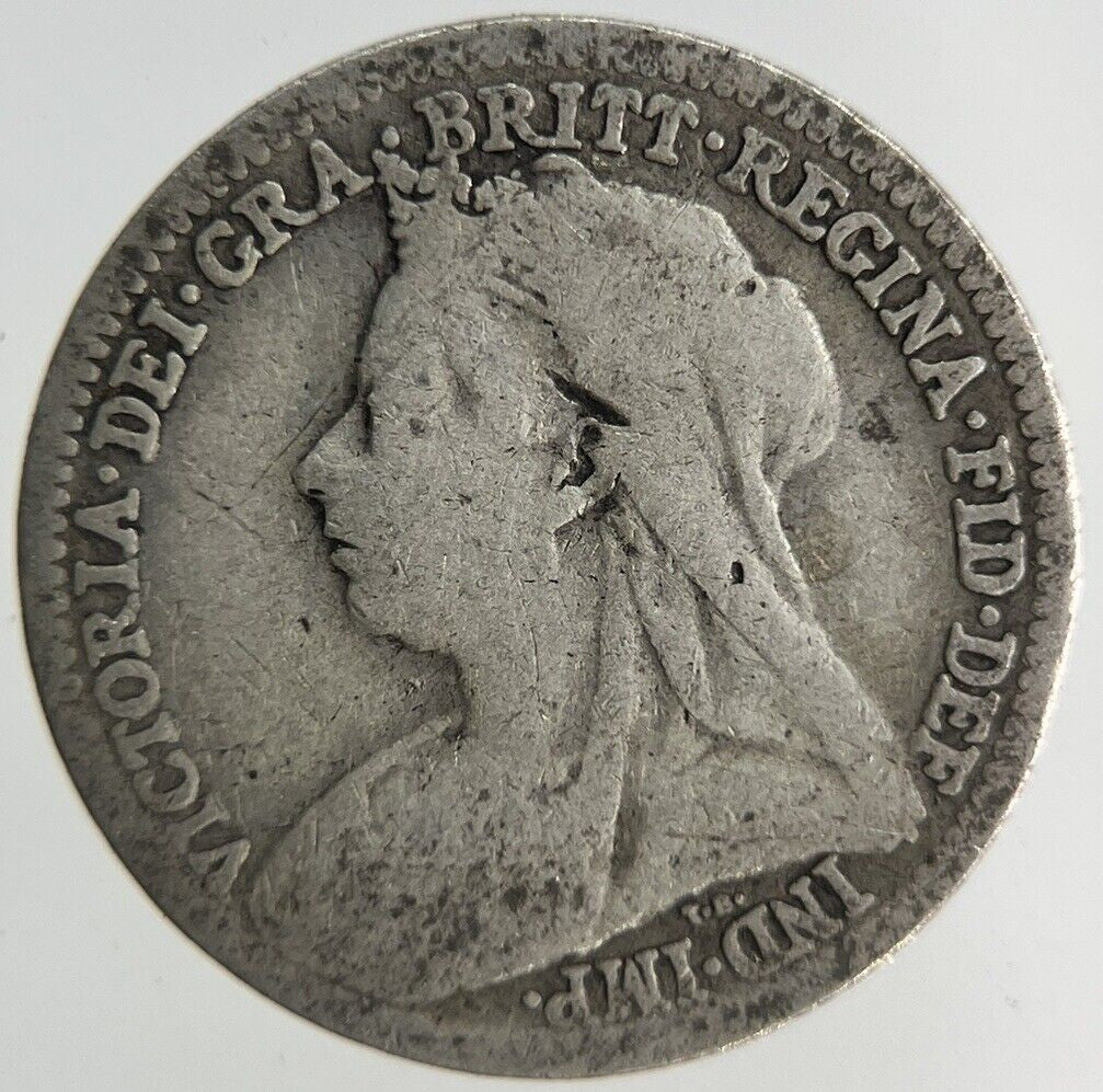 1901 Victoria Threepence Silver Coin | Collectable Grade