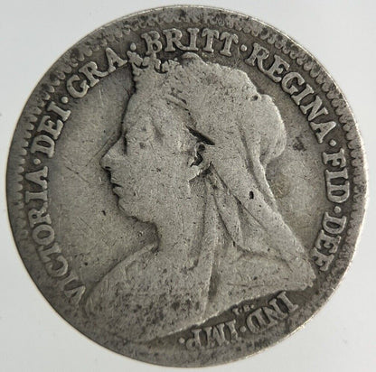 1901 Victoria Threepence Silver Coin | Collectable Grade