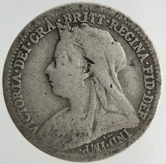 1901 Victoria Threepence Silver Coin | Collectable Grade