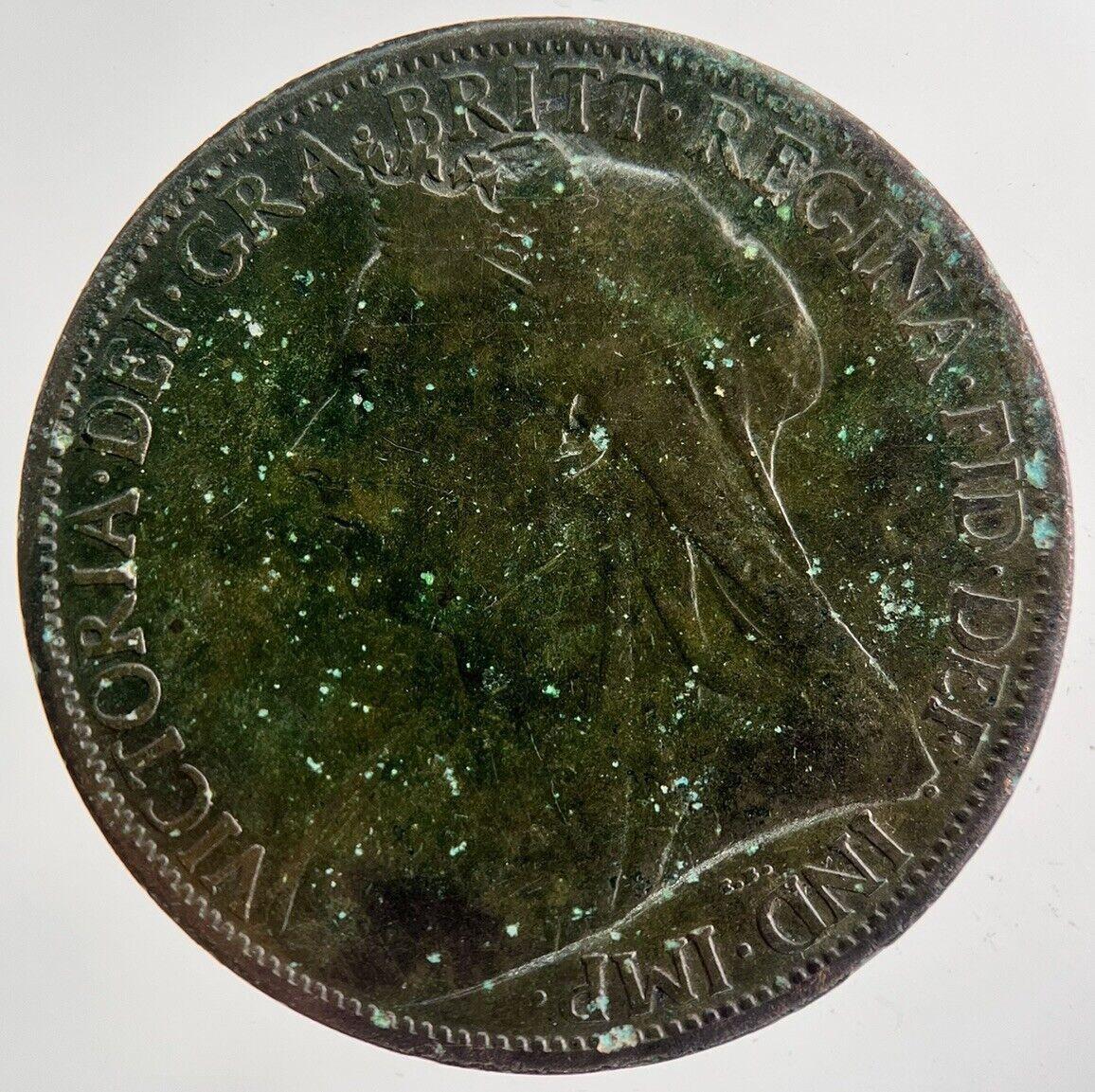 1901 Victoria Penny Coin | Fine Collectable Grade | a5934