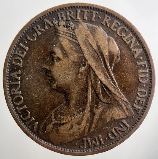 1901 Victoria Penny Coin | Fine Collectable Grade | a3772