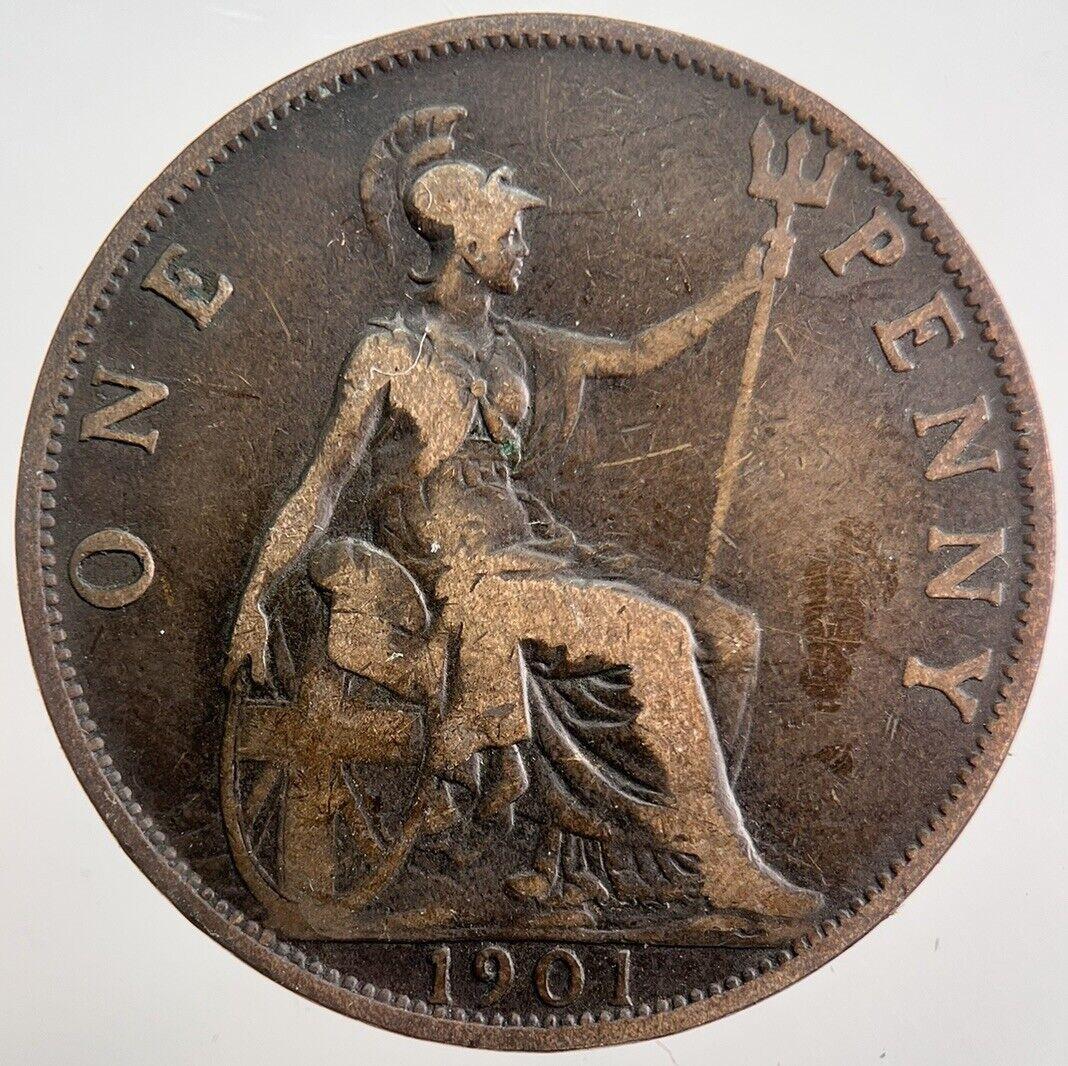 1901 Victoria Penny Coin | Collectable Grade | a7237