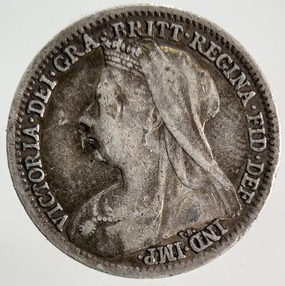 1901 Victoria Silver Threepence Coin | Collectable Grade