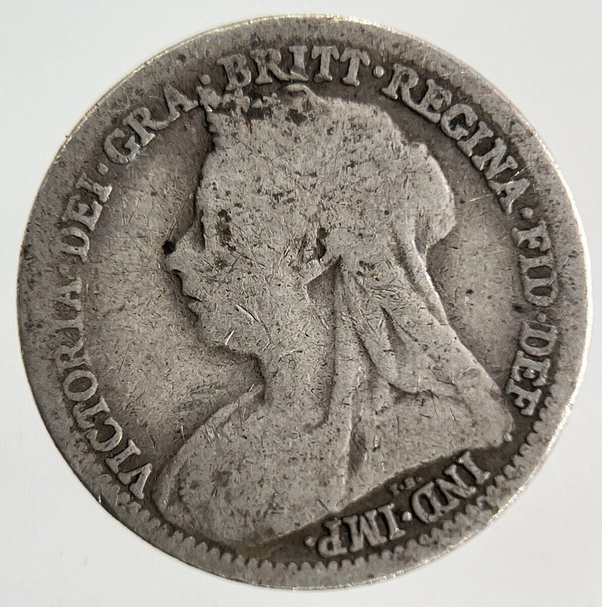 1901 Victoria Silver Threepence Coin | Collectable Grade