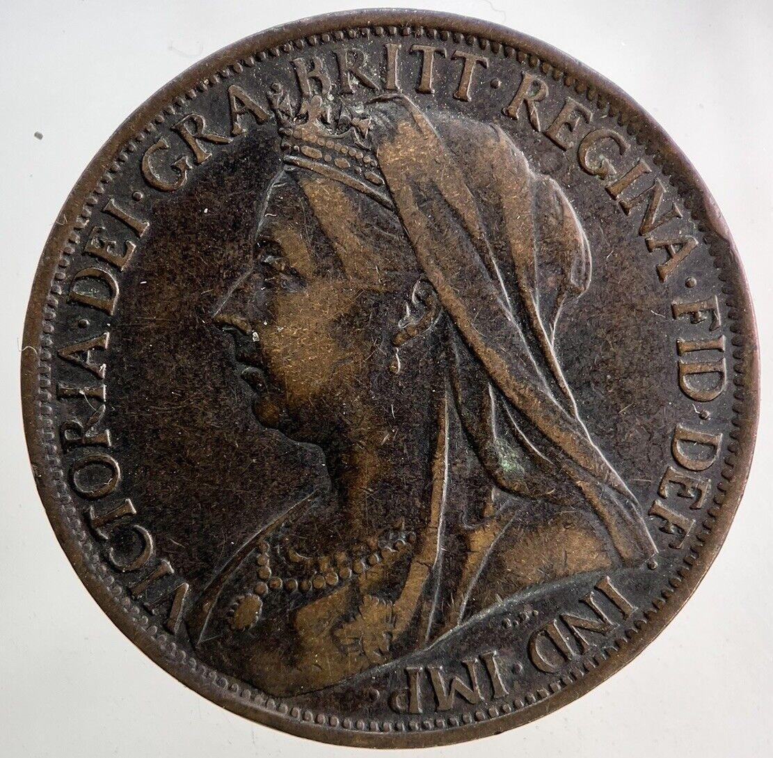 1901 Victoria One Penny Coin | Fine Collectable Grade
