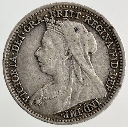 1901 Victoria Silver Threepence Coin | Very High Grade