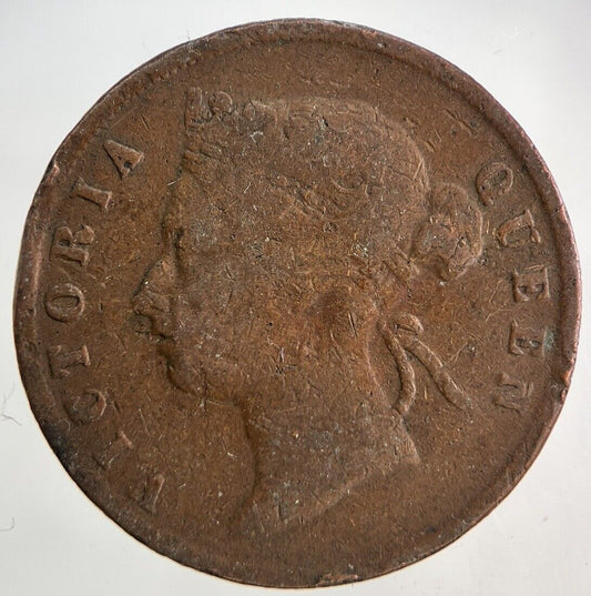 1901 Victoria Straits Settlements 1 Cent Coin | Collectable Grade