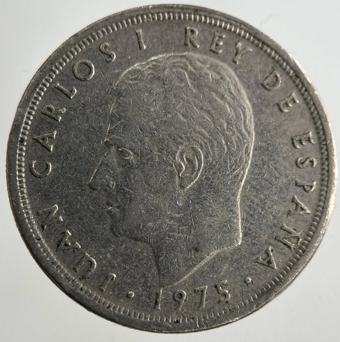 1975 Spain 5 Pesetas Coin | Fine Collectable Grade