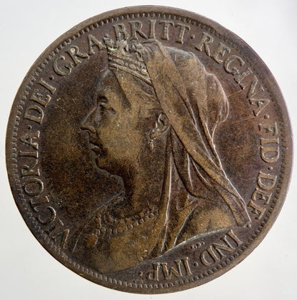 1901 Victoria One Penny Coin | Fine Collectable Grade