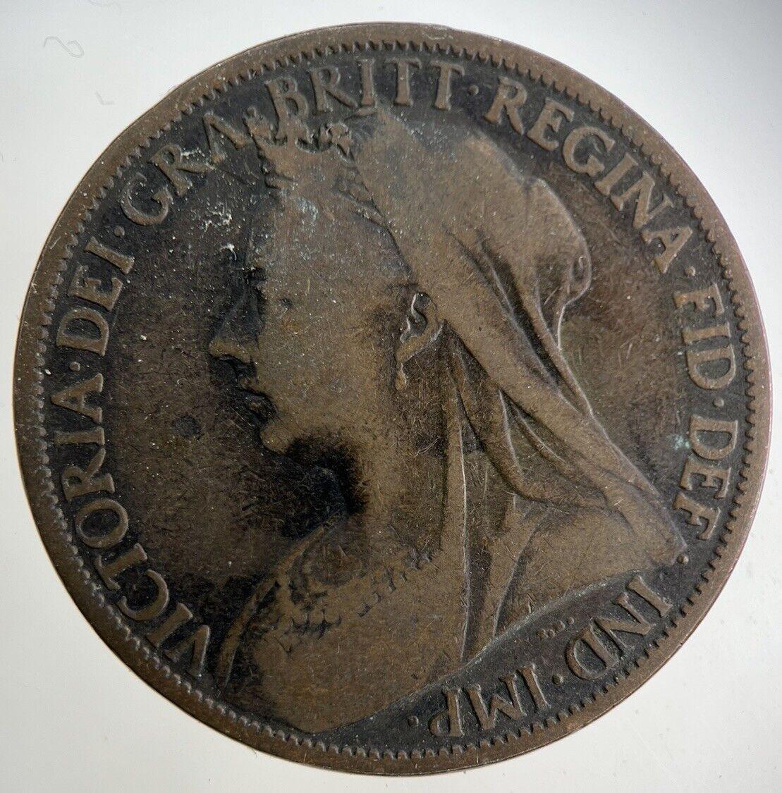 1901 Victoria One Penny Coin | Collectable Grade