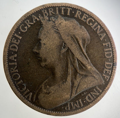 1901 Victoria One Penny Coin | Collectable Grade