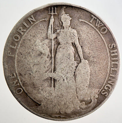 1901-1910 Edward VII Florin Silver Coin | Collectable Grade | a3156