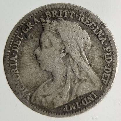 1901 Victoria Threepence Silver Coin | Collectable Grade