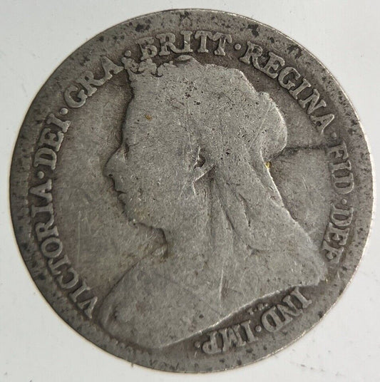 1901 Victoria Threepence Silver Coin | Collectable Grade