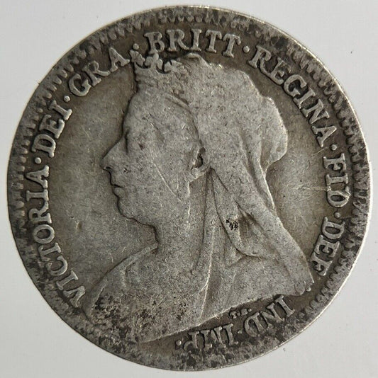 1901 Victoria Threepence Silver Coin | Collectable Grade