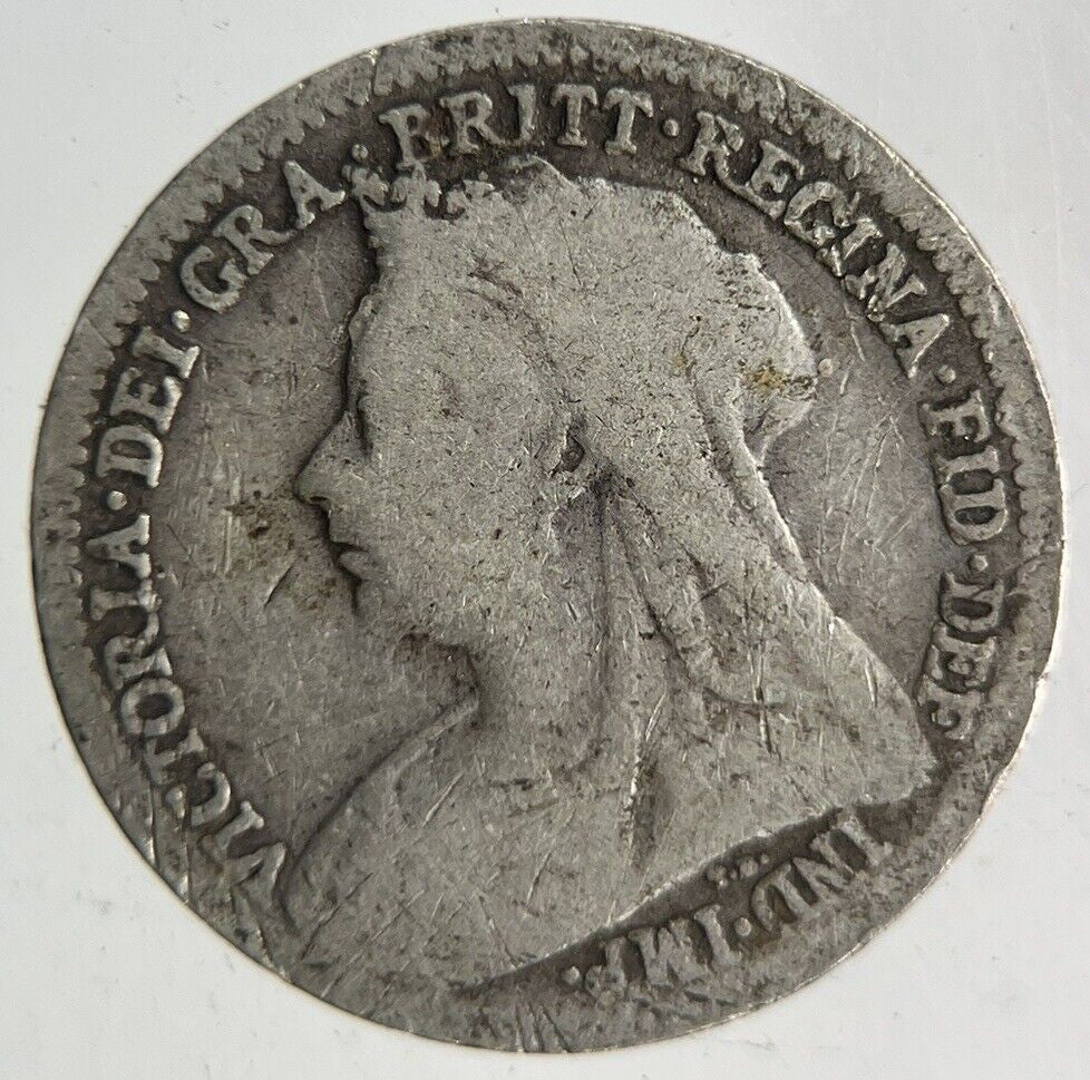 1901 Victoria Threepence Silver Coin | Collectable Grade