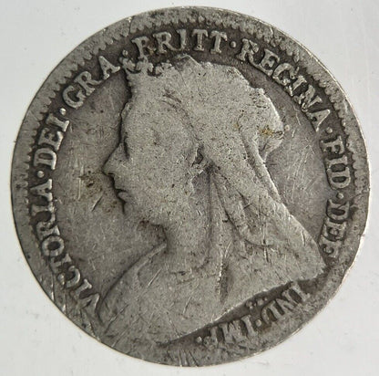 1901 Victoria Threepence Silver Coin | Collectable Grade