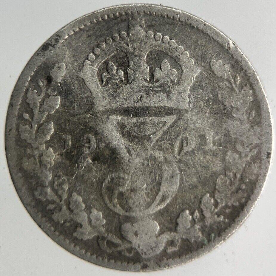 1901 Victoria Threepence Silver Coin | Collectable Grade