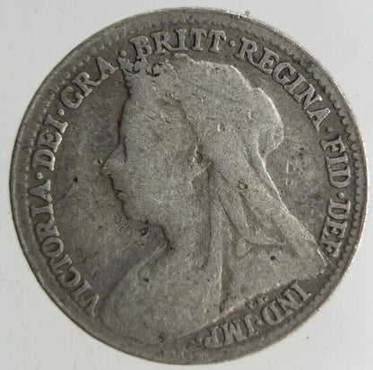 1901 Victoria Threepence Silver Coin | Collectable Grade