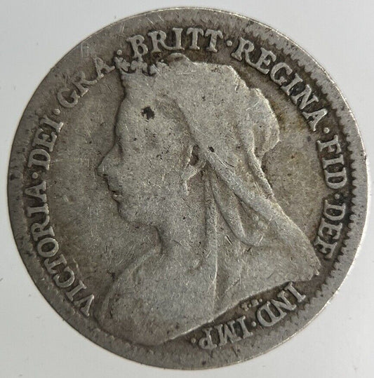 1901 Victoria Threepence Silver Coin | Collectable Grade