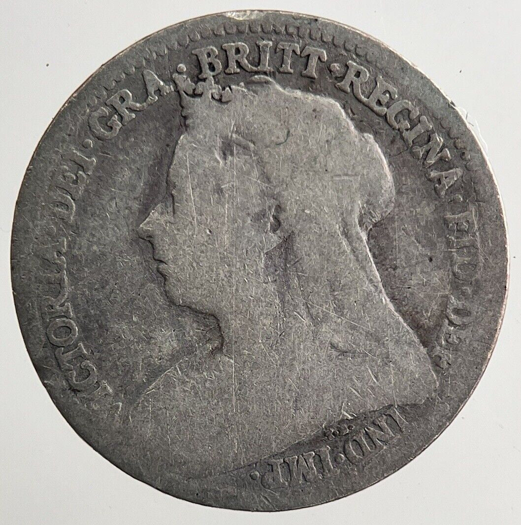 1901 Victoria Threepence Silver Coin | Collectable Grade | a5591