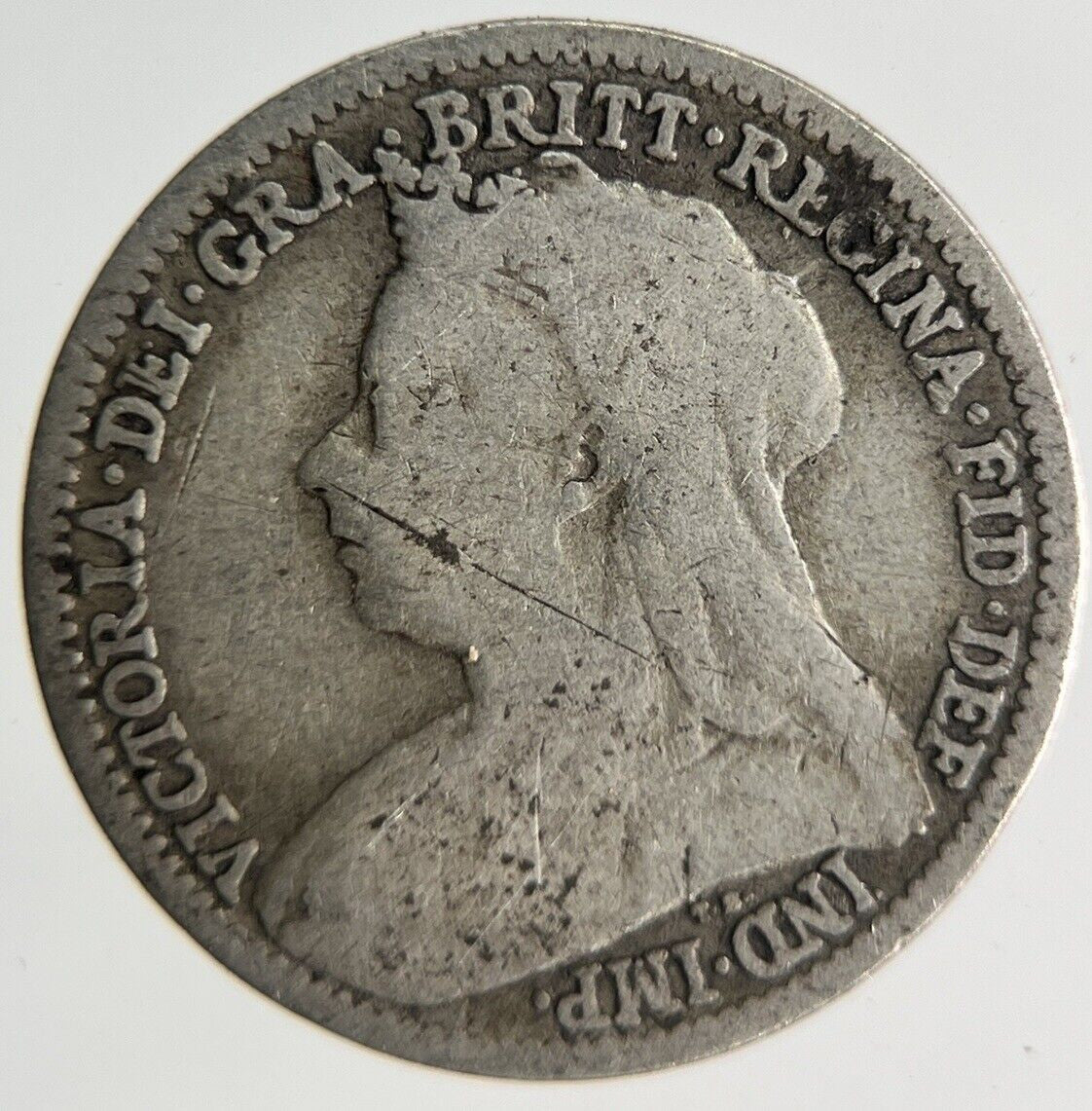 1901 Victoria Threepence Silver Coin | Collectable Grade