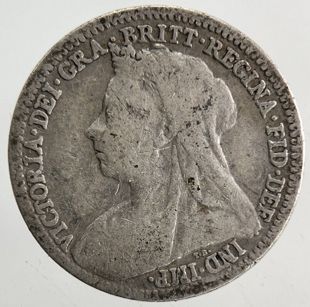 1901 Victoria Threepence Silver Coin | Collectable Grade
