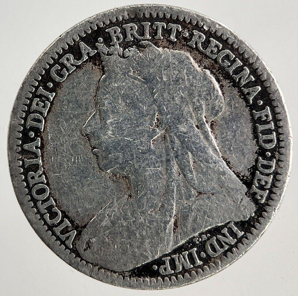 1901 Victoria Threepence Silver Coin | Collectable Grade