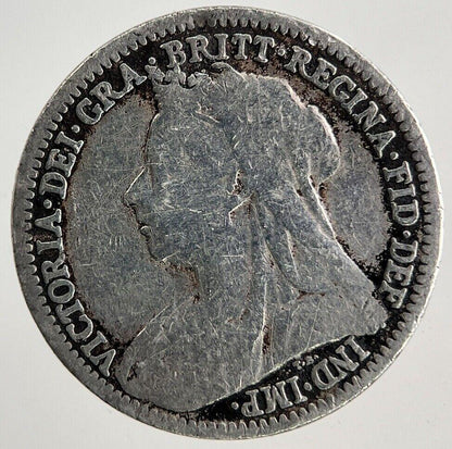 1901 Victoria Threepence Silver Coin | Collectable Grade
