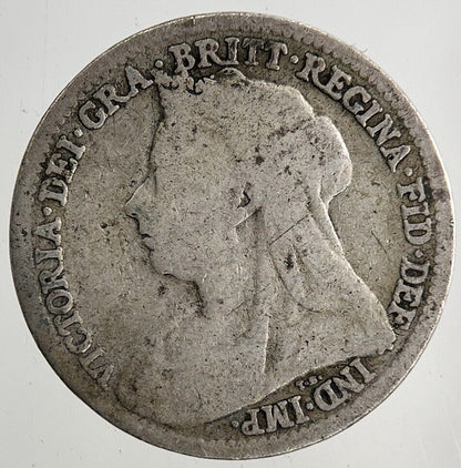 1901 Victoria Threepence Silver Coin | Collectable Grade