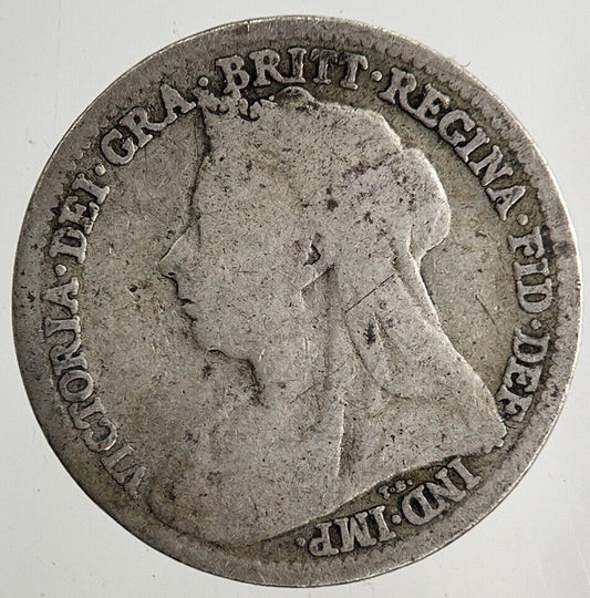 1901 Victoria Threepence Silver Coin | Collectable Grade